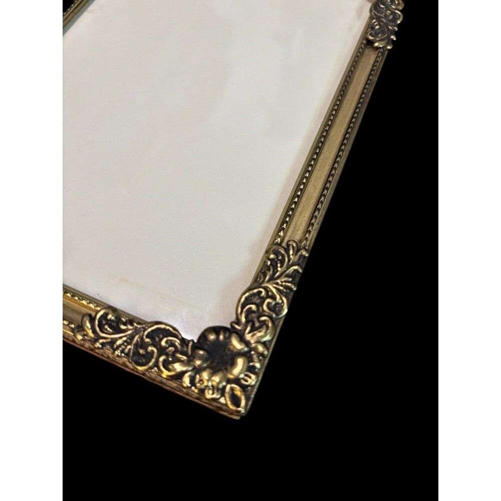 Vintage Ornate Gold Picture Frame Baroque Rococo Style Tabletop Photo Frame 5x7